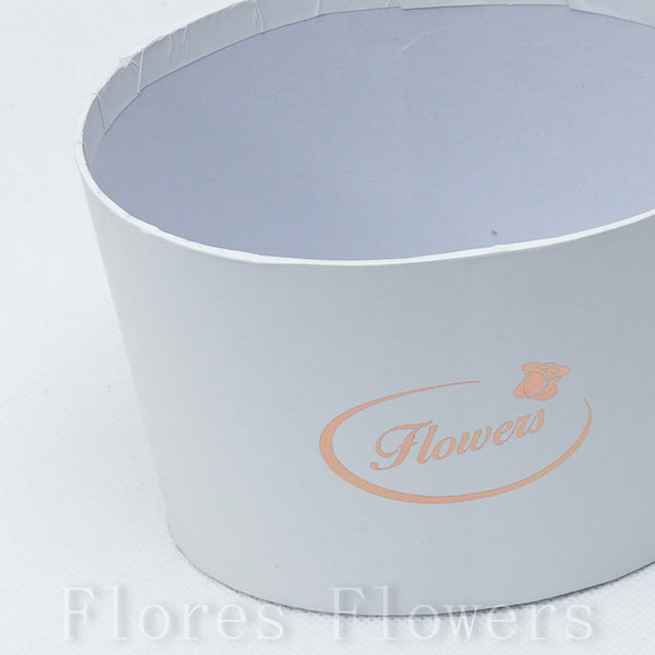 Flower box biely, 14x10x10cm